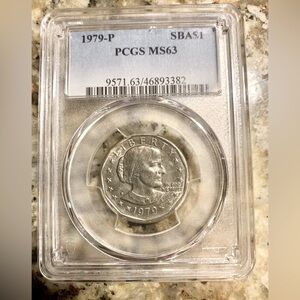 1979-P Susan B. Anthony Dollar Coin PCGS MS-63